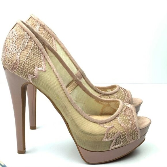 Jessica Simpson heels size 5.5 35.5 Saidey pink - Picture 11 of 11